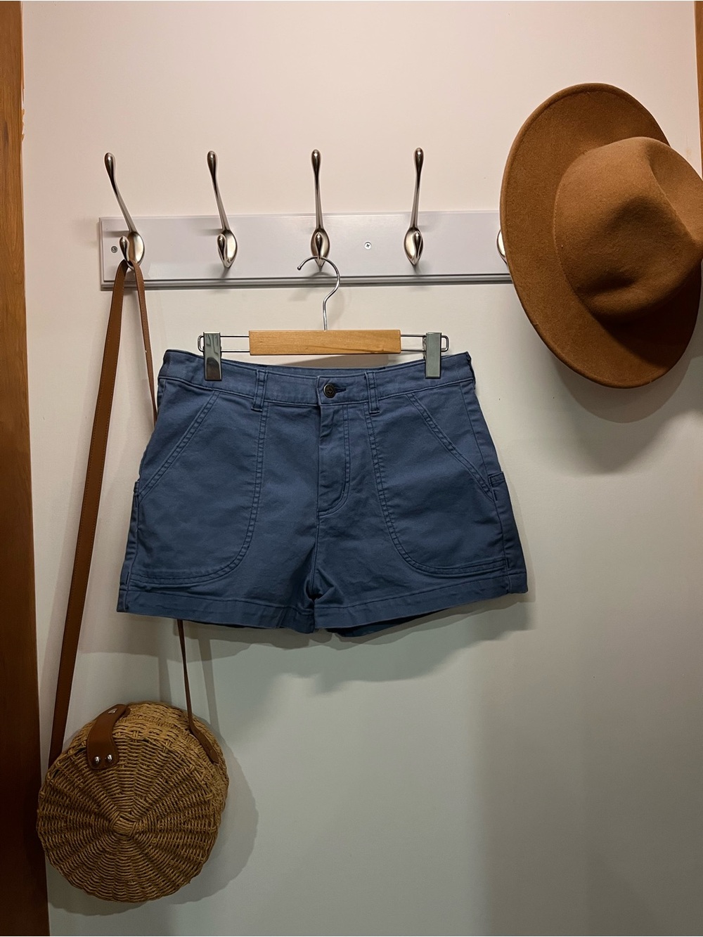 Patagonia Slate Blue Women's Stand Up Shorts